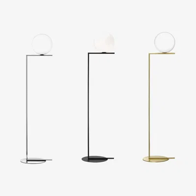 Heal's Flos IC F2 Floor Lamp Black - Heal's UK Lighting