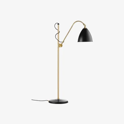 Heal's Gubi Bestlite BL3 Floor Lamp Brass Base White Shade - Heal's UK Lighting