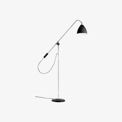Heal's Gubi Bestlite BL4 Floor Lamp Chrome Base Black Shade - Heal's UK Lighting