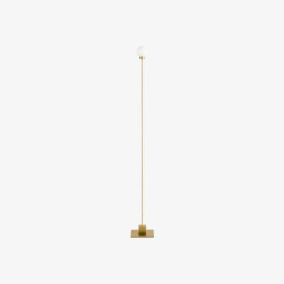 Heal's Northern Snowball Floor Lamp Brass - Heal's UK Lighting