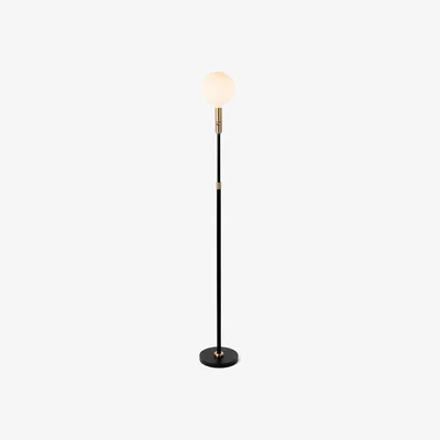 Heal's Tala Poise Adjustable Floor Lamp Graphite and Sphere V Bulb - Heal's UK Lighting