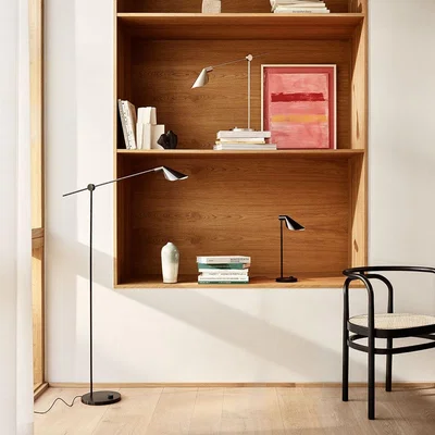 Heal's Fritz Hansen MS011 LED Floor Lamp Steel