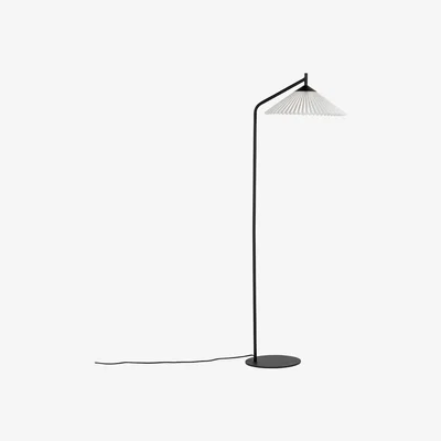 Heal's Heal's Pleated Floor Lamp Black/White