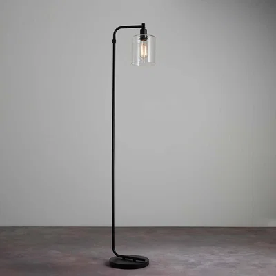 Homebase Clancy Floor Lamp - Black