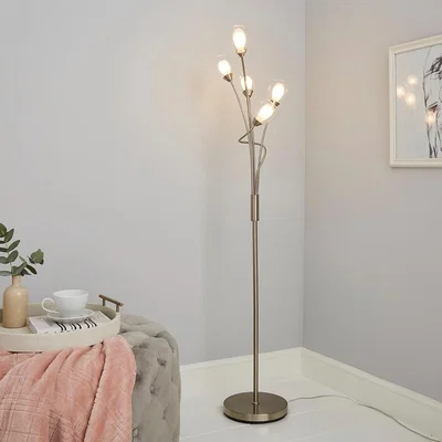 Homebase Altrincham 5 Light Floor Lamp