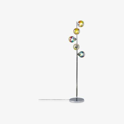 John Lewis John Lewis & Partners Jester Iridescent 5 Light Floor Lamp, Multi