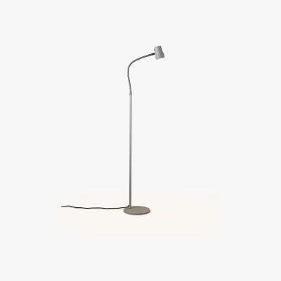 John Lewis Serious Readers Alex Dimmable LED Floor Lamp, White/Nickel