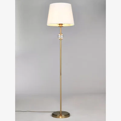 John Lewis John Lewis Haverstock Floor Lamp, Antique Brass