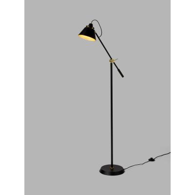 John Lewis John Lewis & Partners Bureau Floor Lamp, Matt Black