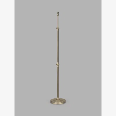 John Lewis John Lewis Reeded Column Floor Lamp, Antique Brass