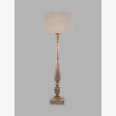 John Lewis Pacific Lifestyle Ailia Mango Floor Lamp, Grey