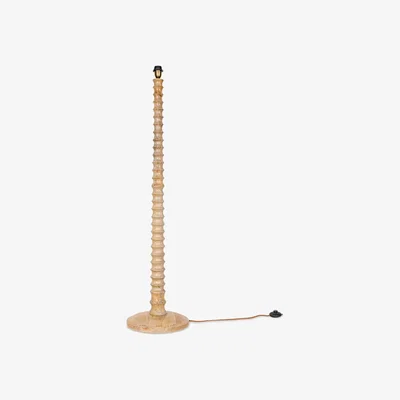 John Lewis Nkuku Avisa Wooden Floor Lamp Base, Natural