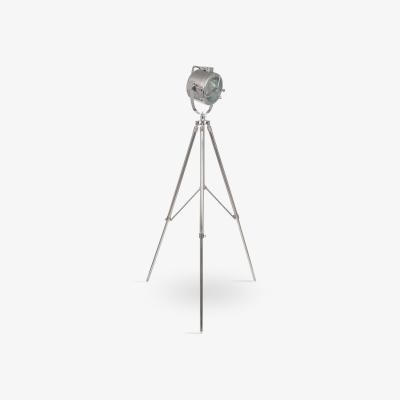 John Lewis Pacific Lifestyle Marine Tripod Floor Lamp, Nickel