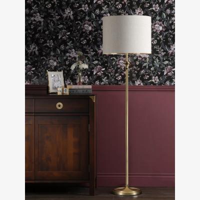 John Lewis Laura Ashley Highgrove Floor Lamp, Brass