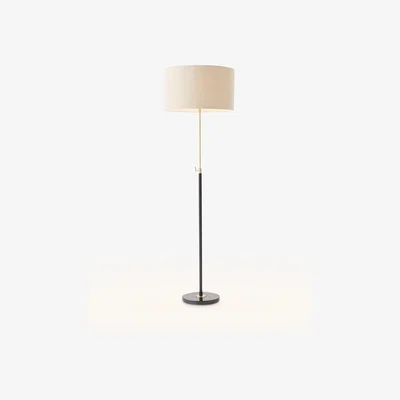 John Lewis west elm Telescopic Floor Lamp, Black