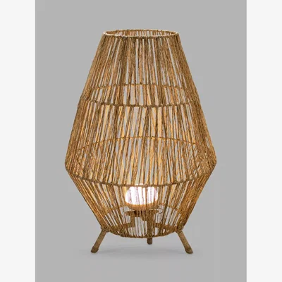 John Lewis Newgarden Sisine 70  Wireless Outdoor Floor Lamp, Natural