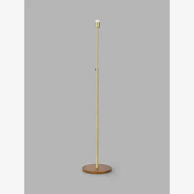 John Lewis John Lewis Wooden Telescopic Floor Lamp Base, Walnut
