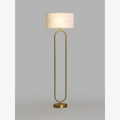John Lewis John Lewis Oval Floor Lamp, Metallic Brass