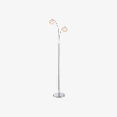 Knees Salta 2 Light Floor Lamp - Chrome