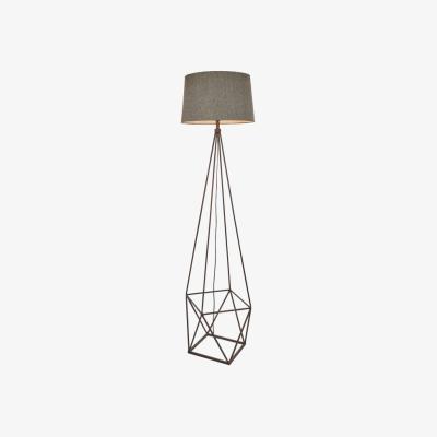 Knees Salamanca 1 Light Floor Lamp - Aged Copper