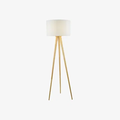 Knees dar lighting IVO4943 Ivor Tripod Floor Lamp Base Only - Light Oak