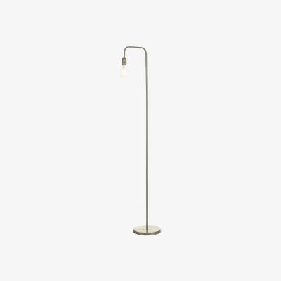 Knees dar lighting KIE4946 Kiefer Floor Lamp - Satin Chrome