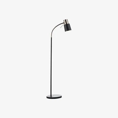 Knees dar lighting BON4954 Bond Floor Lamp Black - Copper