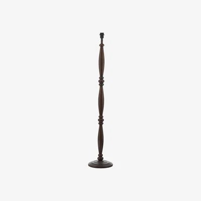 Knees dar lighting HAY4947 Hayward Floor Lamp Base Only - Dark Wood