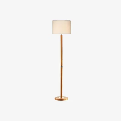 Knees Dar Lighting AVE4943 Avenue Floor Lamp Light Wood Complete With Shade AVE1643