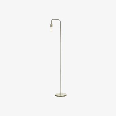 Knees dar lighting KIE4946 Kiefer Floor Lamp - Satin Chrome