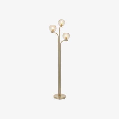 Knees Famatina 3 Light Floor Lamp - Brushed Brass