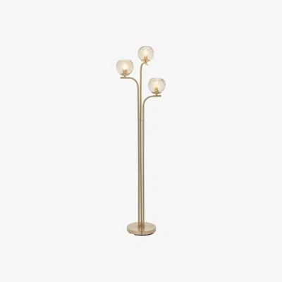 Knees Famatina 3 Light Floor Lamp - Brushed Brass