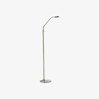 Knees Dar Lighting WEL4975 Wellington Floor Lamp Antique Brass LED