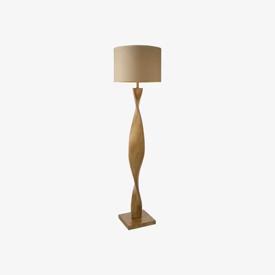 Knees Durango 1 Light Floor Lamp - Oak/Natural