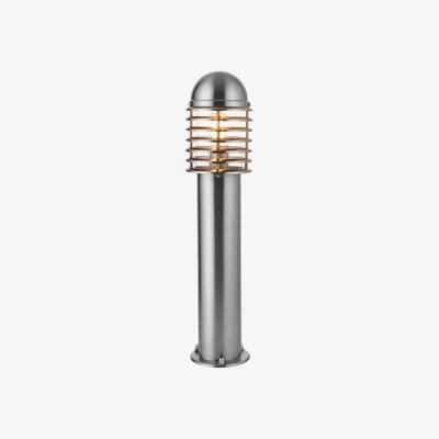 Knees Gladstone Small 1 Light Outdoor Floor Lamp - Stainless Steel