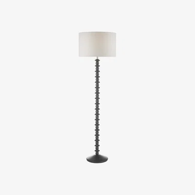 Knees dar lighting AZA4922 Azana Floor Lamp Base Only - Black Ash Finish