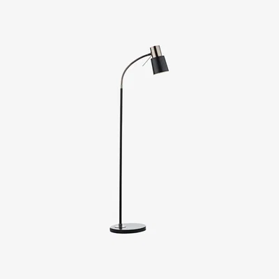 Knees dar lighting BON4954 Bond Floor Lamp Black - Copper