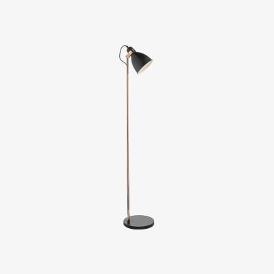 Knees Dar Lighting FRE4922 Frederick Floor Lamp Black and Copper