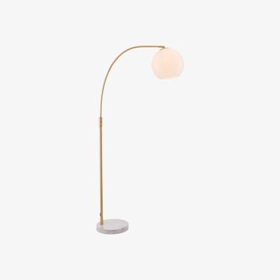 Knees Alvear 1 Light Floor Lamp - Brushed Brass