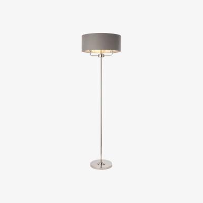 Knees Cooma 3 Light Floor Lamp - Nickel/Charcoal