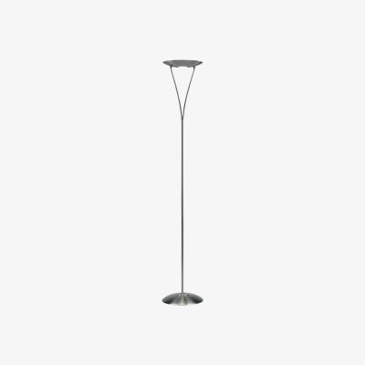 Knees dar lighting OPU4946 Opus Floor Lamp - Satin Chrome
