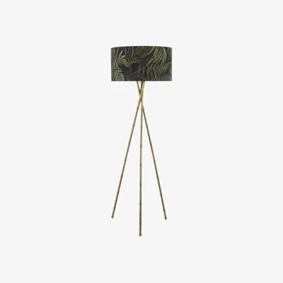 Knees dar lighting BAM4975 Bamboo Floor Lamp Base Only - Antique Brass