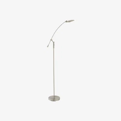 Knees Millfield 1 Light Floor Lamp - Satin Nikel