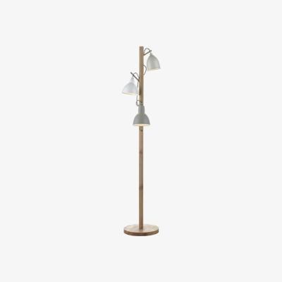Knees Dar Lighting BLY4943 Blyton 3 Light Floor Lamp Complete With Painted Shade
