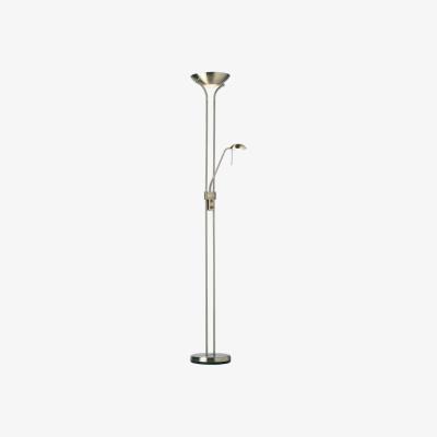 Knees Greta 2 Light Floor Lamp - Antique Brass