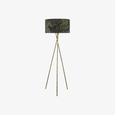 Knees dar lighting BAM4975 Bamboo Floor Lamp Base Only - Antique Brass