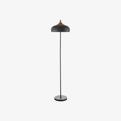 Knees dar lighting GAU4922 Gaucho 2 Light Floor Lamp - Black