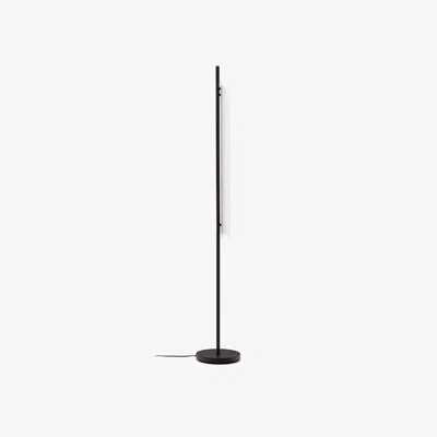Kave Home Vauxall floor lamp made of metal and frosted glass