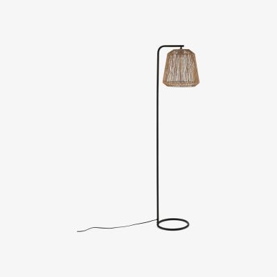 La Redoute Yaku Metal and Hemp Floor Lamp