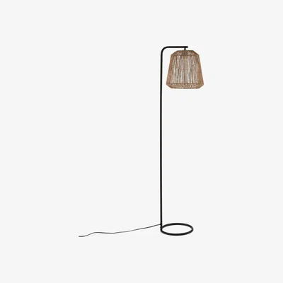 La Redoute Yaku Metal and Hemp Floor Lamp